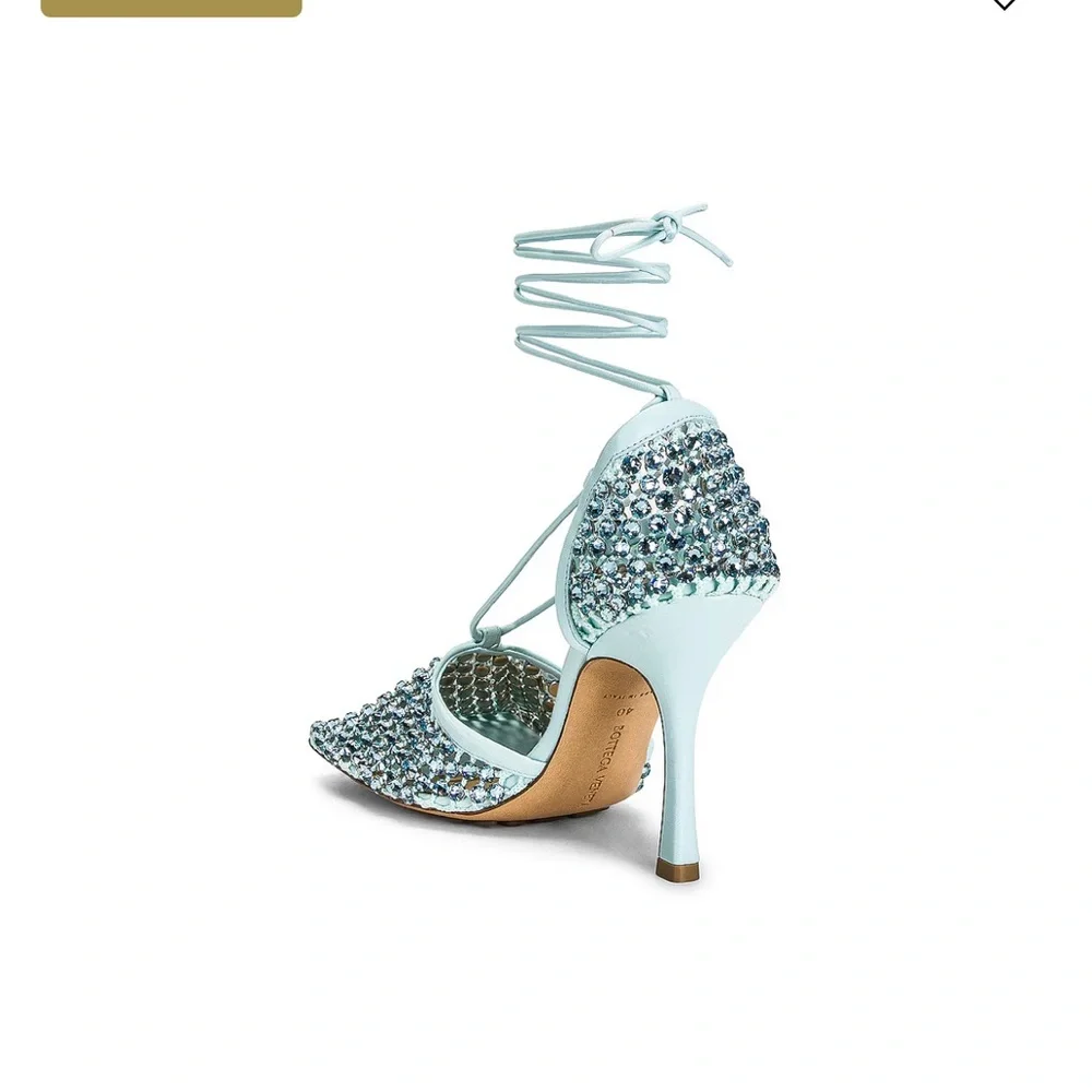 Bottega Veneta Sparkling blue heels - Picture 6 of 6